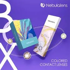 Nebulalens Mint Grey Yearly Prescription Colored Contact Lenses Nebulalens 50% Discount