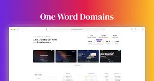 Get A 20% Price Reduction At One Word Domains