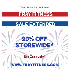 Fray Fitness Promotion