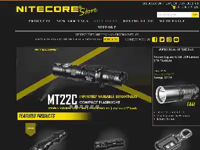 15% Off Selected Products At Nitecore Store